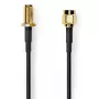 Cabo coaxial Nedis CSGL02010BK10 1 m SMA Preto