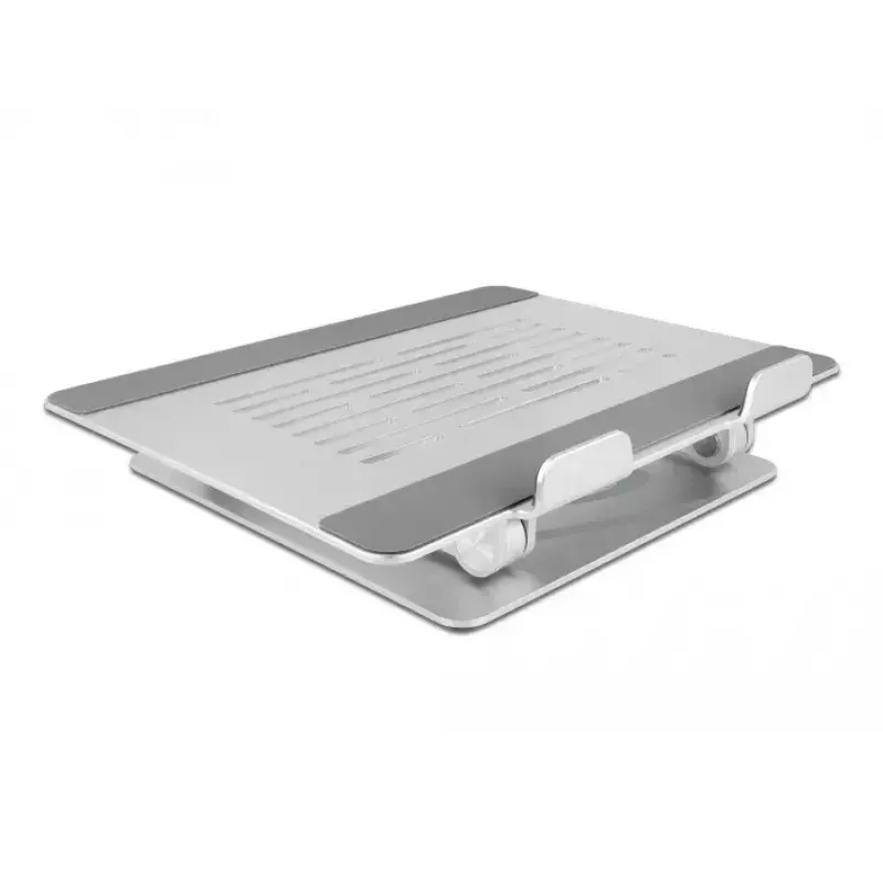 Delock 18414 suporte para tablet e portátil, ajustável, alumínio, até 39,6 cm (15,6 polegadas)