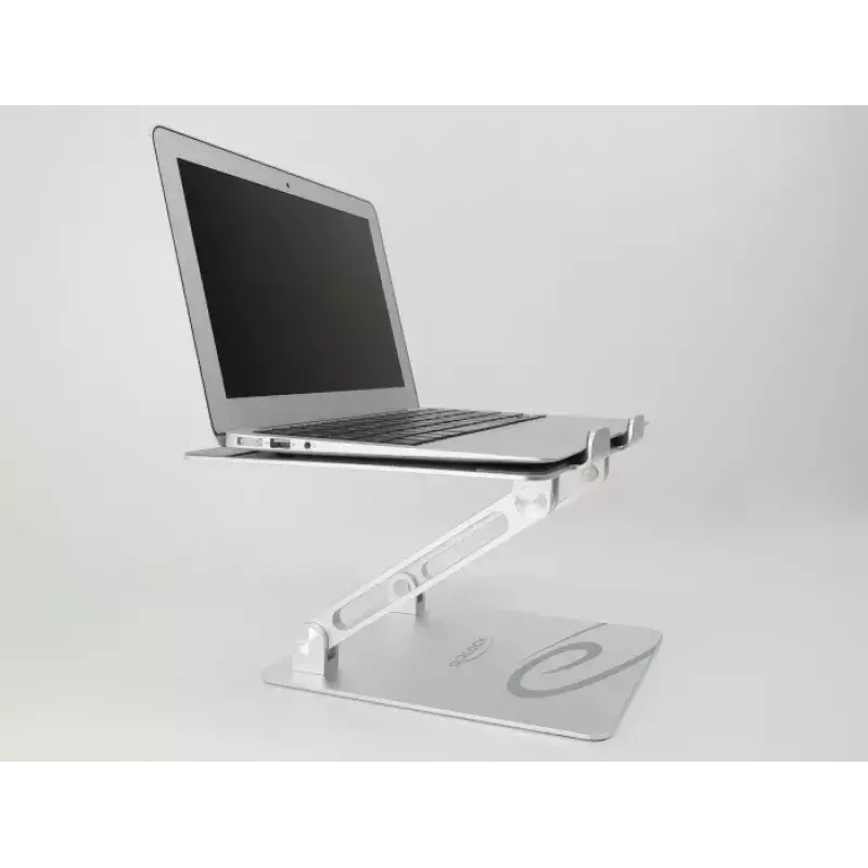 Delock 18414 suporte para tablet e portátil, ajustável, alumínio, até 39,6 cm (15,6 polegadas)