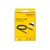 Cabo de dados e carregamento rápido USB 2.0 DeLOCK USB Type-C ficha para ficha PD 3.0 100 W 2 m