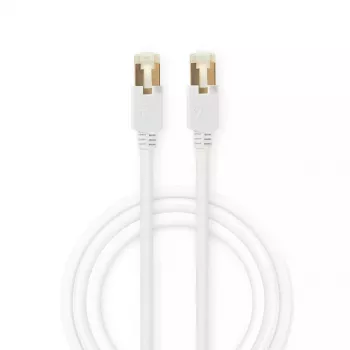 Cabo de rede Nedis CCGB85221WT100 RJ-45 Cat6 10 m branco