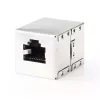 Conector de cabo Nedis CCGB89011ME RJ45 metal conector fêmea/conector fêmea