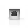 Conector de cabo Nedis CCGB89011ME RJ45 metal conector fêmea/conector fêmea