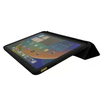 Capa Folio Slim Hurtel DEQSTER para iPad 10,9 polegadas (10.ª geração) – capa TPU/PU, 3 modos de suporte, 244 g