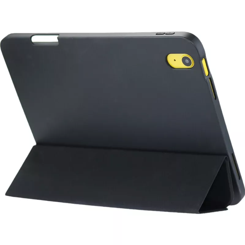 Deqster Capa Slim para iPad 10.9 (10.ª geração), preta, com suporte para lápis