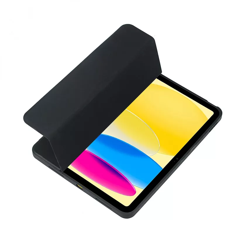 Deqster Capa Slim para iPad 10.9 (10.ª geração), preta, com suporte para lápis