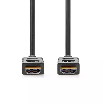 Cabo HDMI Nedis CVGL34060BK30 3 m tipo A ficha para ficha dourado