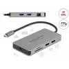 Docking station USB Type-C DeLOCK 4K Dual HDMI MST USB 3.2 SD LAN PD 3.0
