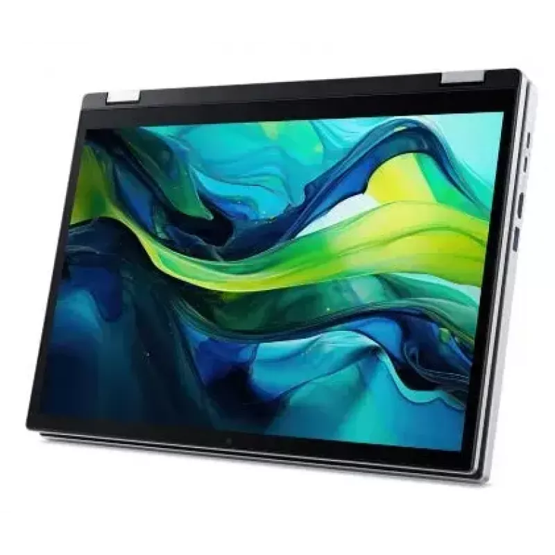 Portátil convertível Acer Aspire Go Spin 14 AGSP14-31PT-36R6 — 14 polegadas WUXGA Touch, Intel Core 3 N355 1,9 GHz, 16 GB LPDDR5, 512 GB SSD, Windows 11 Home, prateado