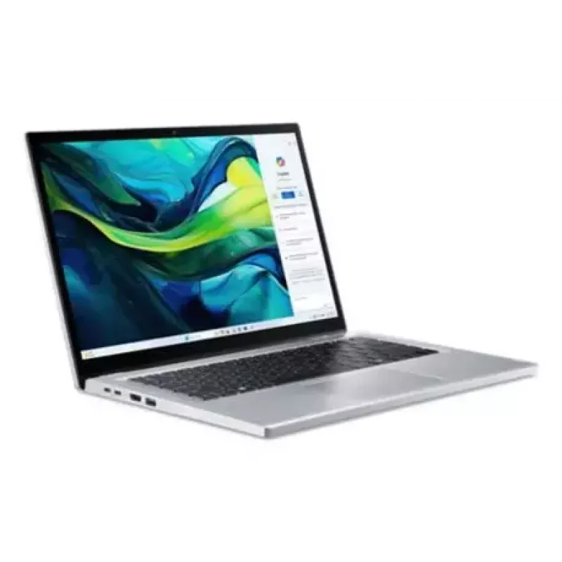 Portátil convertível Acer Aspire Go Spin 14 AGSP14-31PT-36R6 — 14 polegadas WUXGA Touch, Intel Core 3 N355 1,9 GHz, 16 GB LPDDR5, 512 GB SSD, Windows 11 Home, prateado