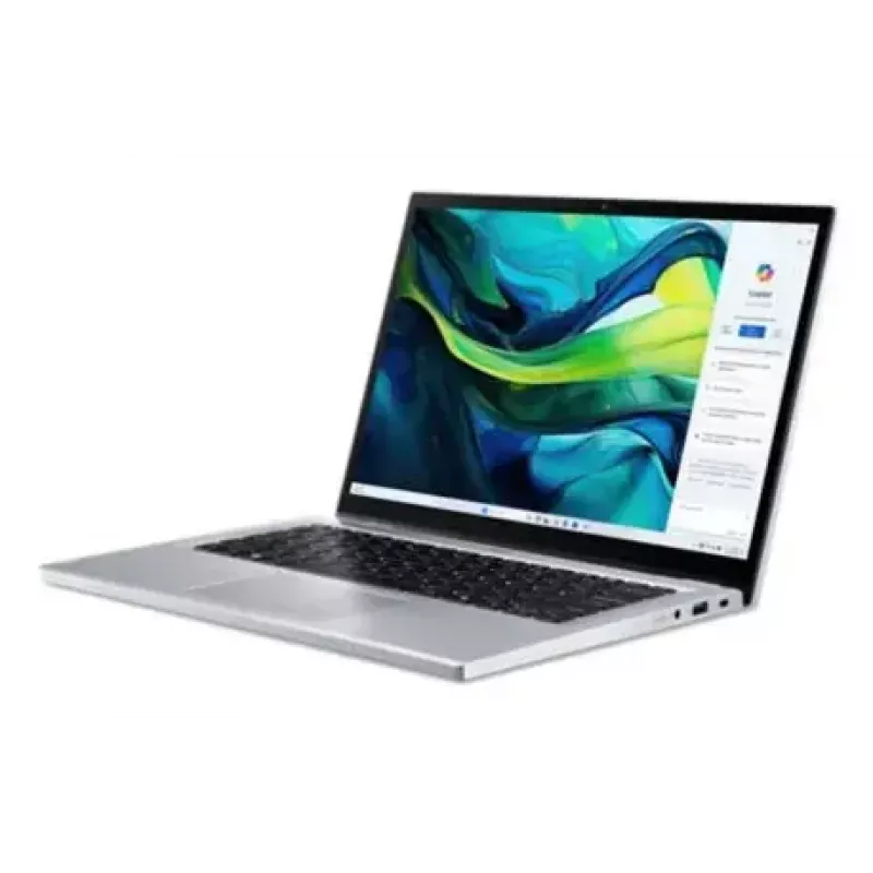 Portátil convertível Acer Aspire Go Spin 14 AGSP14-31PT-36R6 — 14 polegadas WUXGA Touch, Intel Core 3 N355 1,9 GHz, 16 GB LPDDR5, 512 GB SSD, Windows 11 Home, prateado