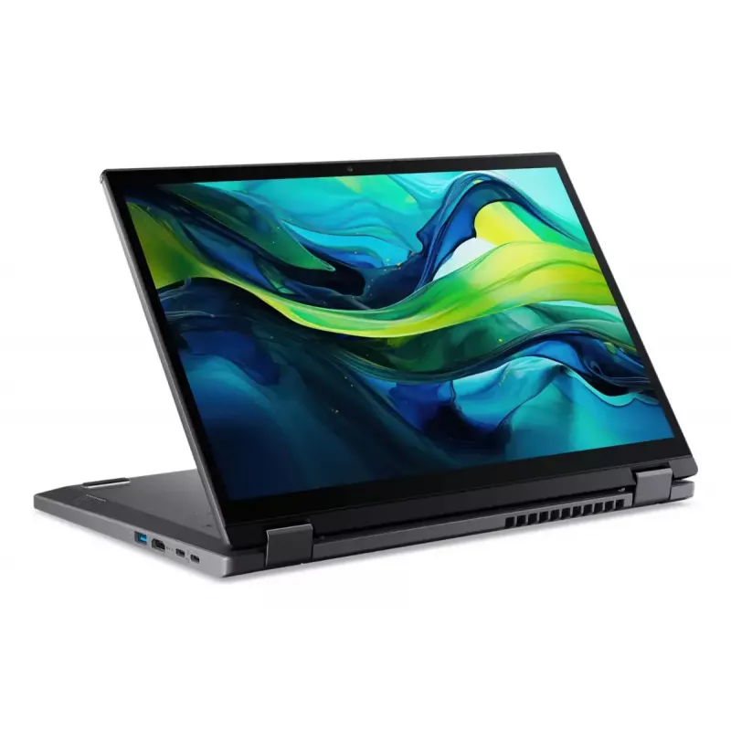 Portátil 2 em 1 Acer Aspire Spin 14 ASP14-52MTN-75Q5, Intel Core Ultra 7 155U, 35,6 cm (14 polegadas) WUXGA IPS ecrã tátil 1920 x 1200, 16 GB RAM, 1 TB SSD, Intel Graphics, Wi-Fi 6E, Windows 11 Home, cinzento aço