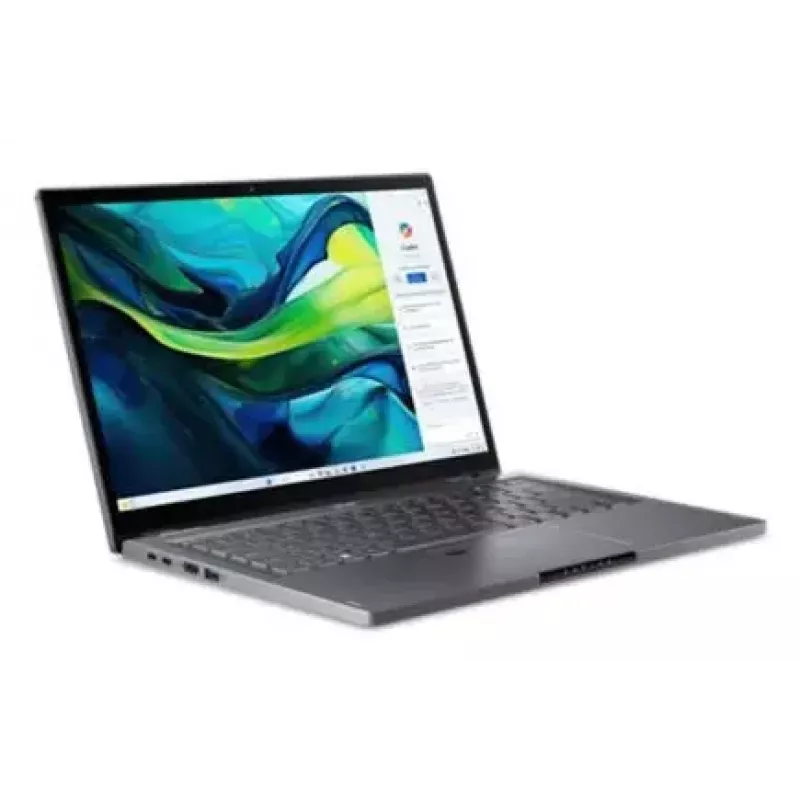 Acer Aspire Spin 14 ASP14-52MTN-79EW portátil 2 em 1, Intel Core Ultra 7 155U, 35,6 cm (14 polegadas) ecrã tátil WUXGA IPS 1920 x 1200, 32 GB de RAM, 1 TB SSD, Intel Graphics, Wi-Fi 6E, Windows 11 Home, cinzento aço
