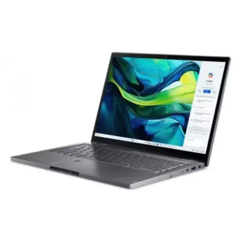 Acer Aspire Spin 14 ASP14-52MTN-79EW portátil 2 em 1, Intel Core Ultra 7 155U, 35,6 cm (14 polegadas) ecrã tátil WUXGA IPS 1920 x 1200, 32 GB de RAM, 1 TB SSD, Intel Graphics, Wi-Fi 6E, Windows 11 Home, cinzento aço