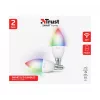 Lâmpada inteligente TRUST 71293 – Luz inteligente Wi-Fi, branco, AC, 37×100 mm, pack de 2