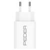 Carregador para dispositivos móveis PEDEA 60040100 universal branco AC carregamento rápido interior