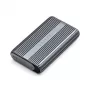 Caixa SSD Satechi USB4 NVMe SSD Pro 4 TB 40 Gbit/s cinzento transparente