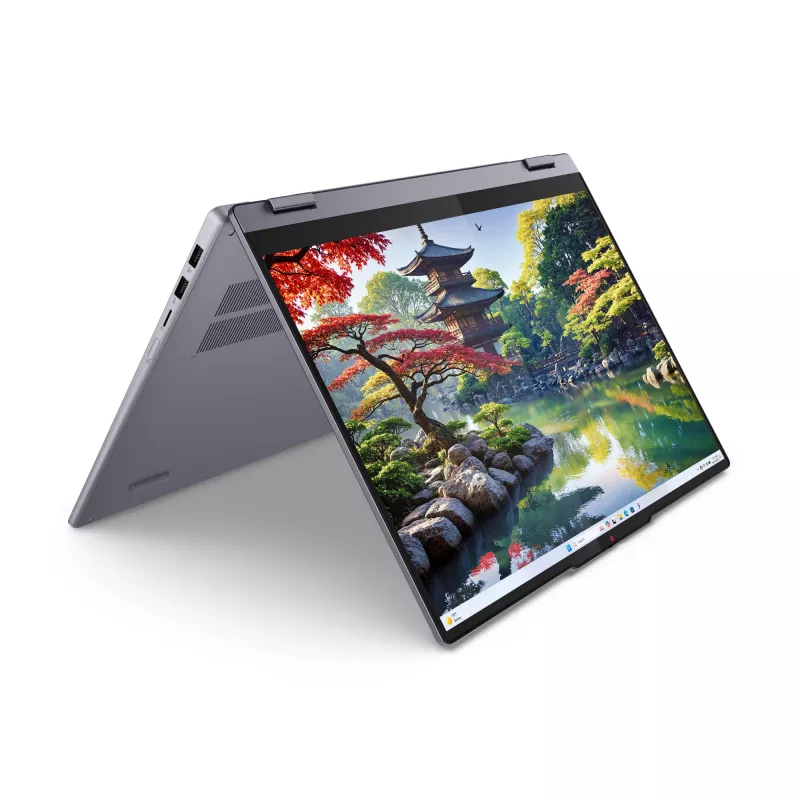 Lenovo IdeaPad 5 2-em-1 16IAL10 Intel Core Ultra 7 255H Híbrido (2-em-1) 40,6 cm (16 inch) Ecrã tátil WUXGA 16 GB LPDDR5x-SDRAM 1 TB SSD Wi-Fi 7 (802.11be) Windows 11 Home cinzento