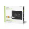 Base de arrefecimento para portátil Nedis NBCR200BK 2 ventoinhas 14 cm preto