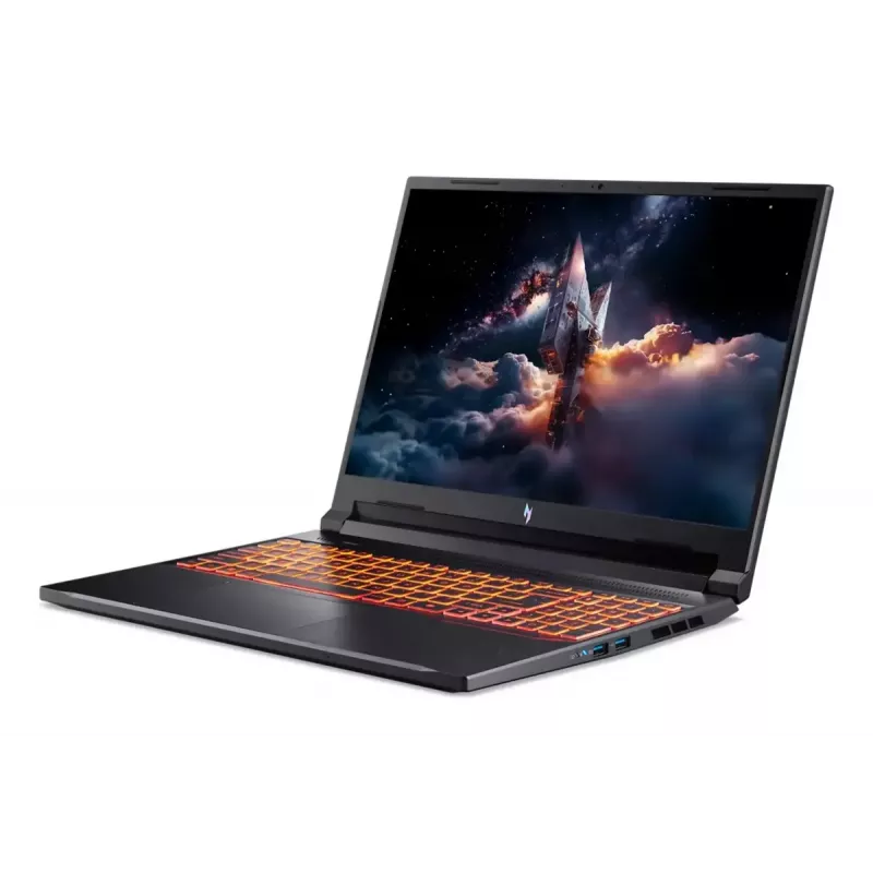 Portátil Acer Nitro V 16 AI ANV16-42-R9TU — AMD Ryzen 7 260, 16 polegadas WUXGA 1920×1200, 16 GB DDR5, 1 TB SSD, NVIDIA GeForce RTX 5070, Windows 11 Home, Preto