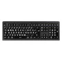 Logickeyboard LKB-LPWB-A2M-DE Teclado Universal USB QWERTZ Alemão Preto