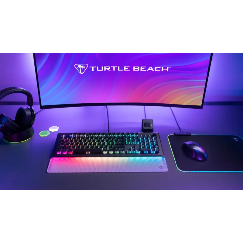 Turtle Beach Vulcan II Max Teclado Gaming USB QWERTZ Preto