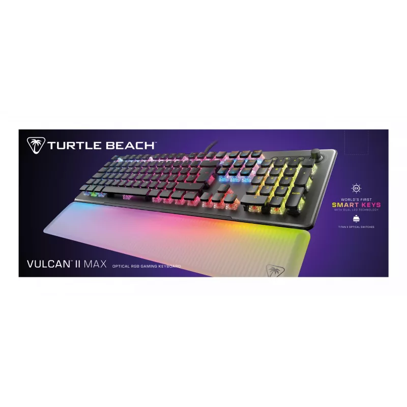 Turtle Beach Vulcan II Max Teclado Gaming USB QWERTZ Preto
