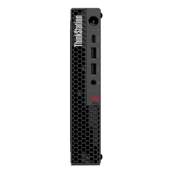 Lenovo ThinkStation P3 Tiny Intel® Core™ i9 i9-14900 64 GB DDR5-SDRAM 1 TB SSD Windows 11 Pro Mini PC Workstation Preto