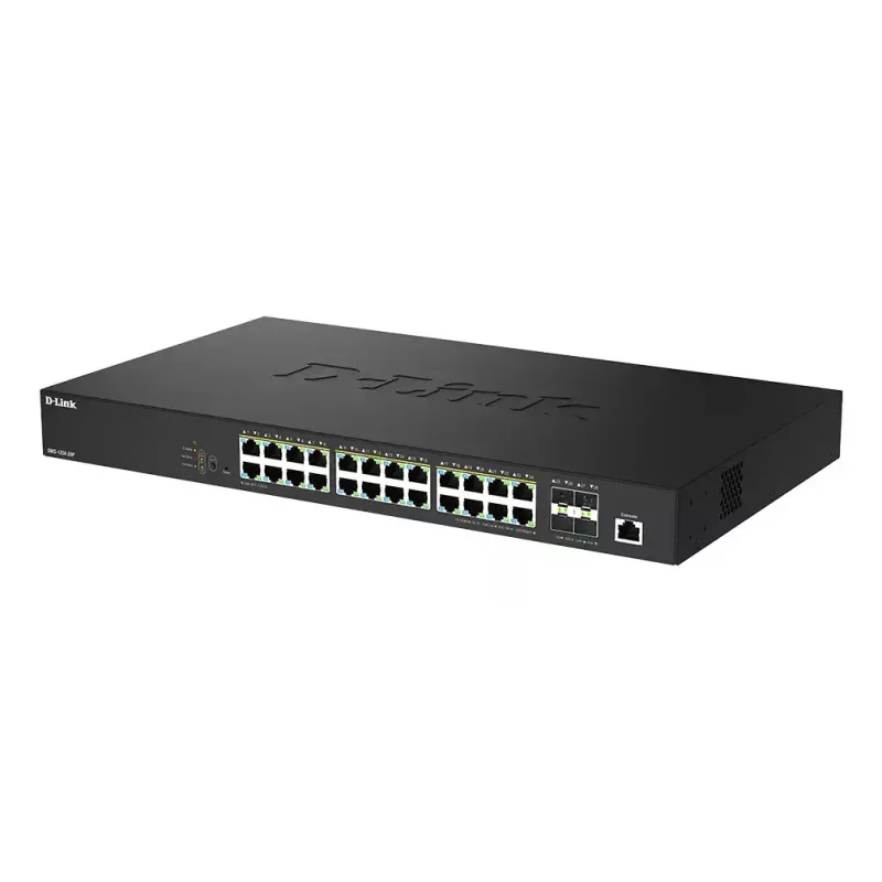 D-Link Switch Smart Managed 28 portas 2.5G Multi-Gigabit PoE++ com 4 portas 10G SFP+
