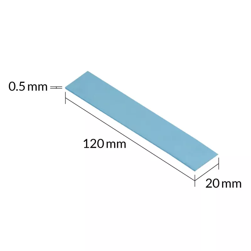 Pad térmico ARCTIC TP-3 Premium-Performance 120 x 20 mm, 0,5 mm