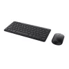 Teclado e rato Trust Lyra incluídos Escritório RF Wireless + Bluetooth QWERTZ Alemão Preto