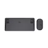 Teclado e rato Trust Lyra incluídos Escritório RF Wireless + Bluetooth QWERTZ Alemão Preto