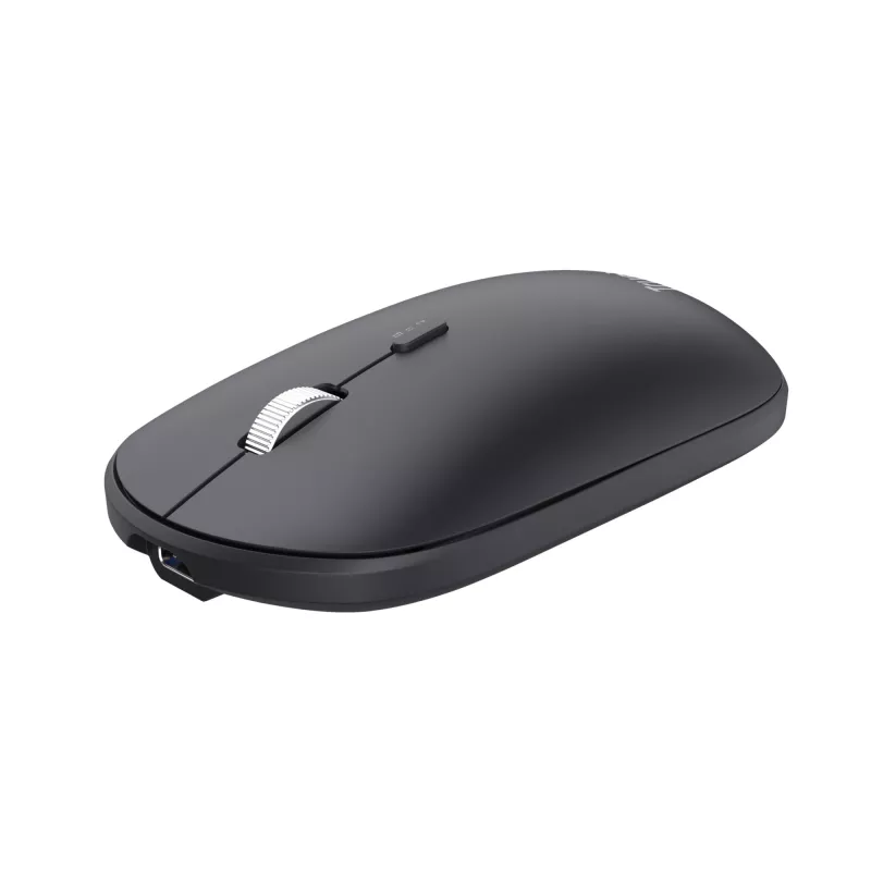 Teclado e rato Trust Lyra incluídos Escritório RF Wireless + Bluetooth QWERTZ Alemão Preto