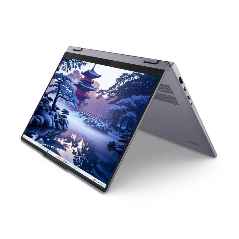 Lenovo IdeaPad 5 2-em-1 16IAL10 Intel Core Ultra 5 225U Híbrido (2-em-1) 40,6 cm (16 inch) Ecrã tátil WUXGA 16 GB LPDDR5x-SDRAM 512 GB SSD Wi-Fi 7 (802.11be) Windows 11 Home Cinzento