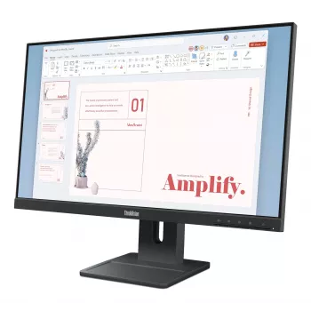 Monitor Lenovo ThinkVision E24-40, 60,5 cm (23,8 polegadas), 1920 x 1080 píxeis, Full HD, LCD, 6 ms, preto