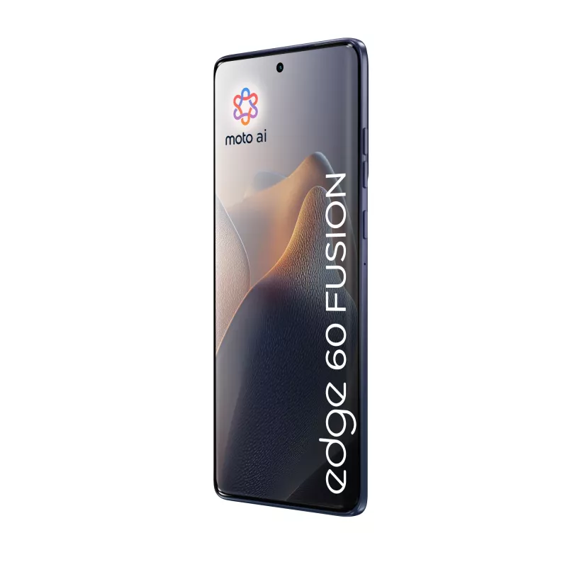 Smartphone Motorola edge 60 fusion — 6,67 polegadas OLED, MediaTek Dimensity 7300, 8 GB RAM, 256 GB, 50+13 MP, 5200 mAh, Dual SIM, cinzento