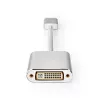 Cabo adaptador de vídeo Nedis CCTB37250AL02 0,2 m DisplayPort DVI-D prateado