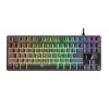 Teclado Trust GXT 794 rato incluído gaming USB QWERTZ alemão preto