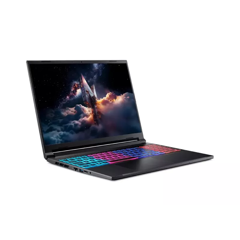 Portátil Acer Nitro V 16S ANV16S-71-77SA — 16 polegadas WQXGA (2560×1600), Intel Core 7 240H, 16 GB DDR5, 1 TB SSD, NVIDIA GeForce RTX 5070, Windows 11 Home, preto
