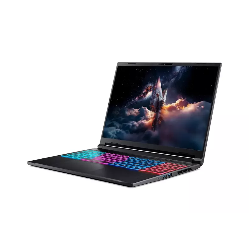 Portátil Acer Nitro V 16S ANV16S-71-77SA — 16 polegadas WQXGA (2560×1600), Intel Core 7 240H, 16 GB DDR5, 1 TB SSD, NVIDIA GeForce RTX 5070, Windows 11 Home, preto