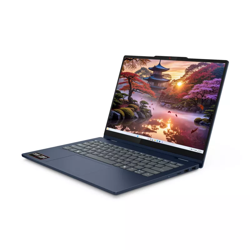 Lenovo IdeaPad 5 2-em-1 14AKP10 Copilot+ PC AMD Ryzen™ AI 7 350 Híbrido (2-em-1) 35,6 cm (14 polegadas) ecrã tátil WUXGA 16 GB LPDDR5x-SDRAM 1 TB SSD Wi-Fi 7 (802.11be) Windows 11 Home azul
