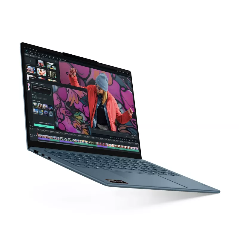 Lenovo Yoga Slim 7 14AKP10 Copilot+ PC AMD Ryzen™ AI 7 350 Portátil 35,6 cm (14 polegadas) 2,8K 32 GB LPDDR5-SDRAM 1 TB SSD Wi-Fi 7 (802.11be) Windows 11 Home Teal