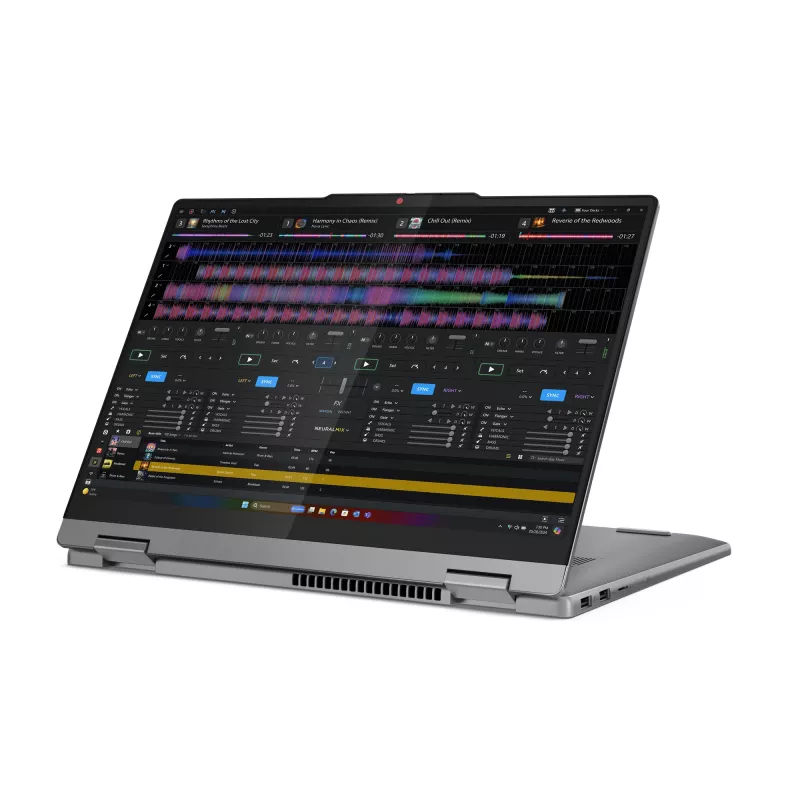 Lenovo IdeaPad 5 2-in-1 14Q8X9 83GH003HGE Copilot+ PC, Snapdragon X Plus X1P-42-100, 35,6 cm (14 polegadas) ecrã tátil WUXGA OLED 1920 x 1200, 24 GB LPDDR5x-SDRAM, 1 TB SSD, Qualcomm Adreno GPU, Windows 11 Home, cinzento