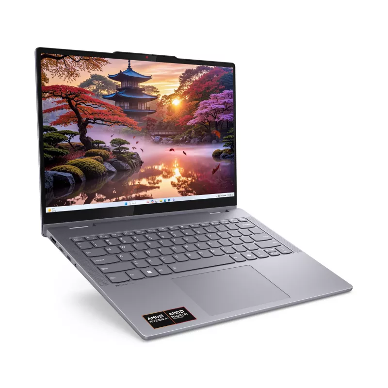 Lenovo IdeaPad 5 2-em-1 14AKP10 Copilot+ PC AMD Ryzen™ AI 5 340 Híbrido (2-em-1) 35,6 cm (14 polegadas) ecrã tátil WUXGA 16 GB LPDDR5x-SDRAM 512 GB SSD Wi-Fi 7 (802.11be) Windows 11 Home cinzento