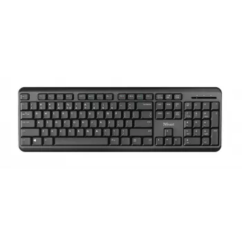 Teclado Trust TK-350 Office RF Wireless QWERTZ alemão preto
