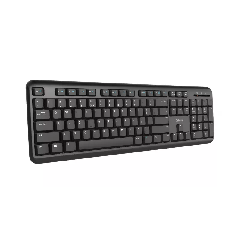 Teclado Trust TK-350 Office RF Wireless QWERTZ alemão preto