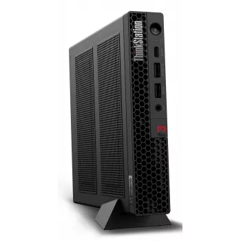 Lenovo ThinkStation P3 Tiny Intel® Core™ i7 i7-14700 64 GB DDR5-SDRAM 1 TB SSD NVIDIA RTX A1000 Windows 11 Pro Mini PC Workstation preto