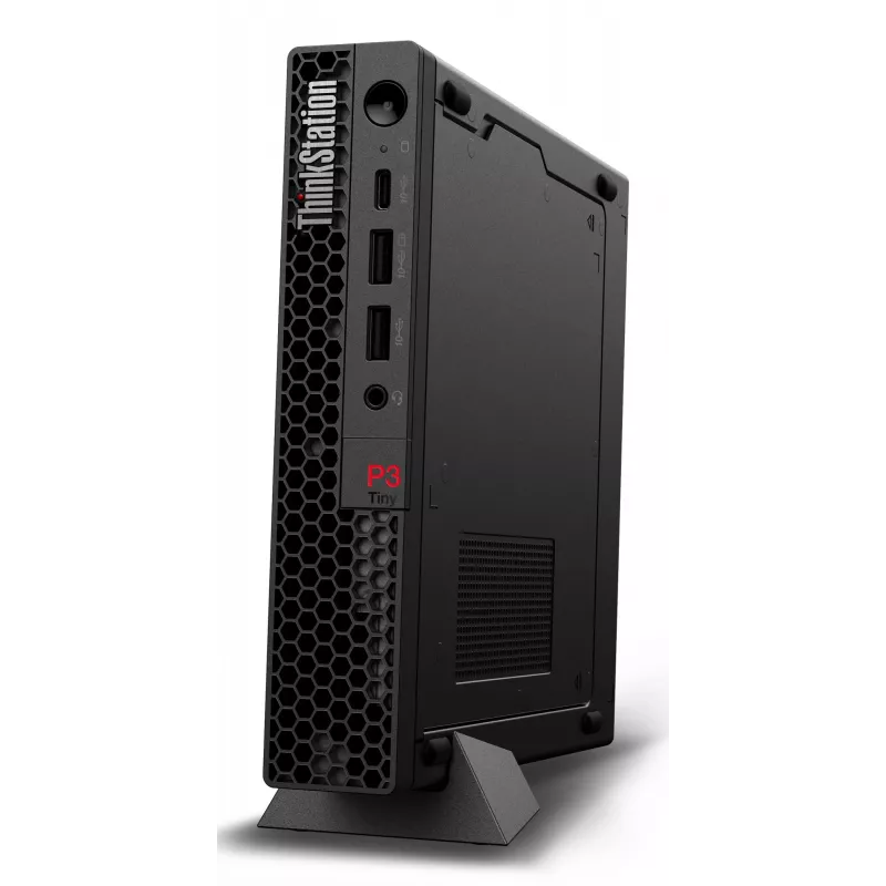 Lenovo ThinkStation P3 Tiny Intel® Core™ i7 i7-14700 64 GB DDR5-SDRAM 1 TB SSD NVIDIA RTX A1000 Windows 11 Pro Mini PC Workstation preto