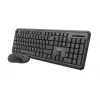 Teclado e rato Trust TKM-350 Office RF Wireless QWERTZ alemão preto