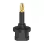 Adaptador de cabo Hama 00205178 ODT Toslink 3,5 mm preto